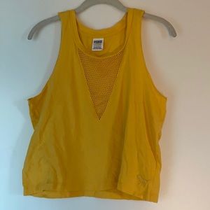 PINK - athletic tank top yellow